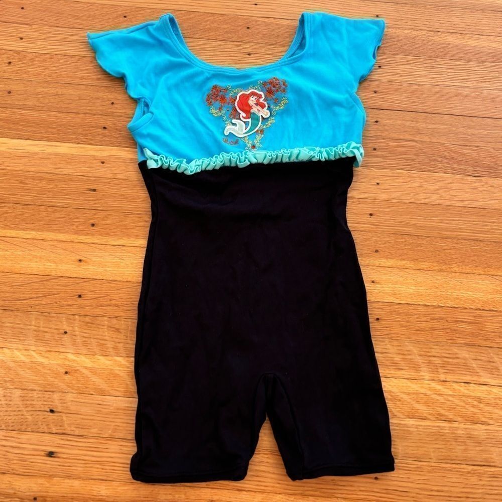 Disney Princess The Little Mermaid Ariel black/blue leotard